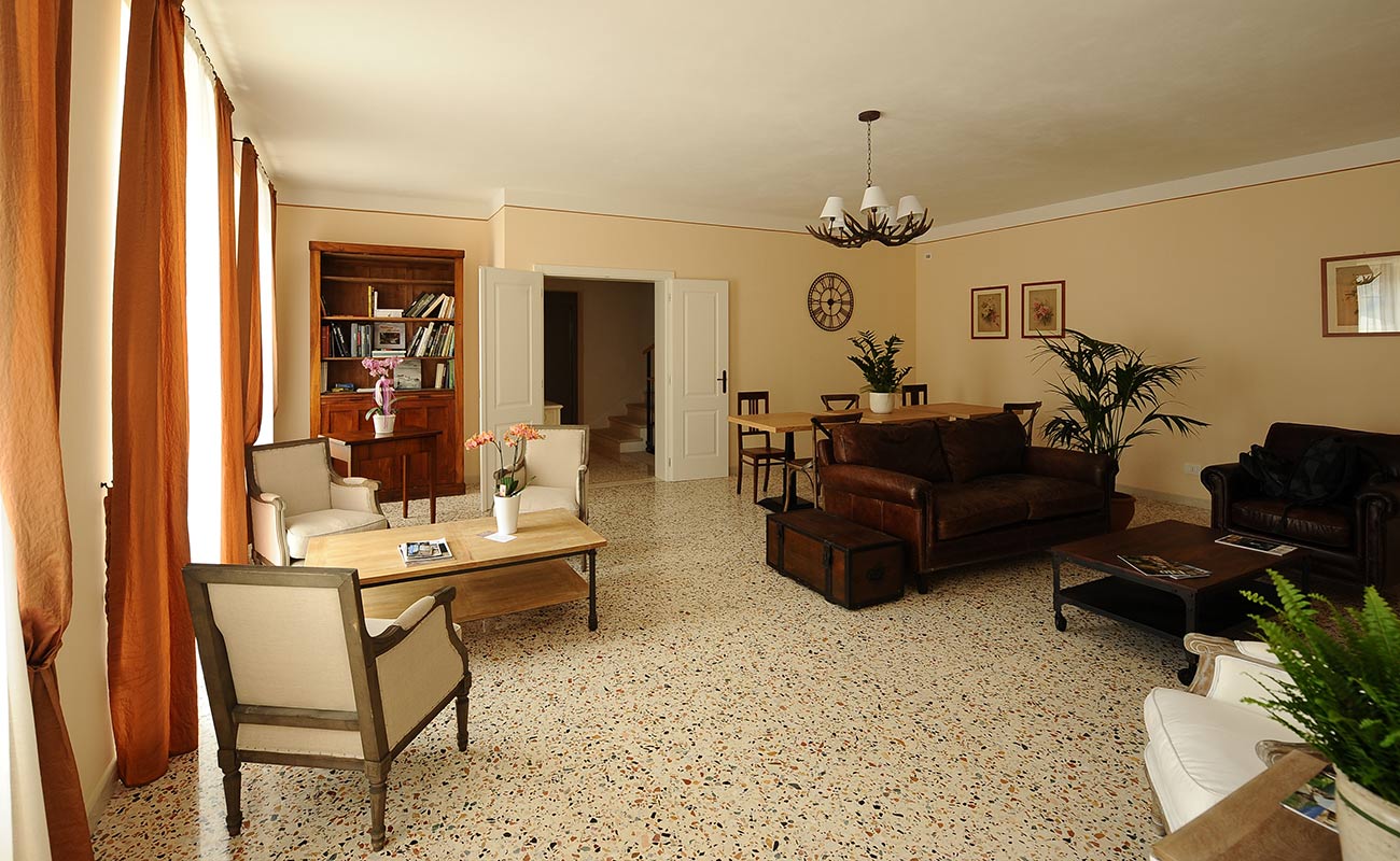 Living room of the Bed & Breakfast La Villa degli Orti